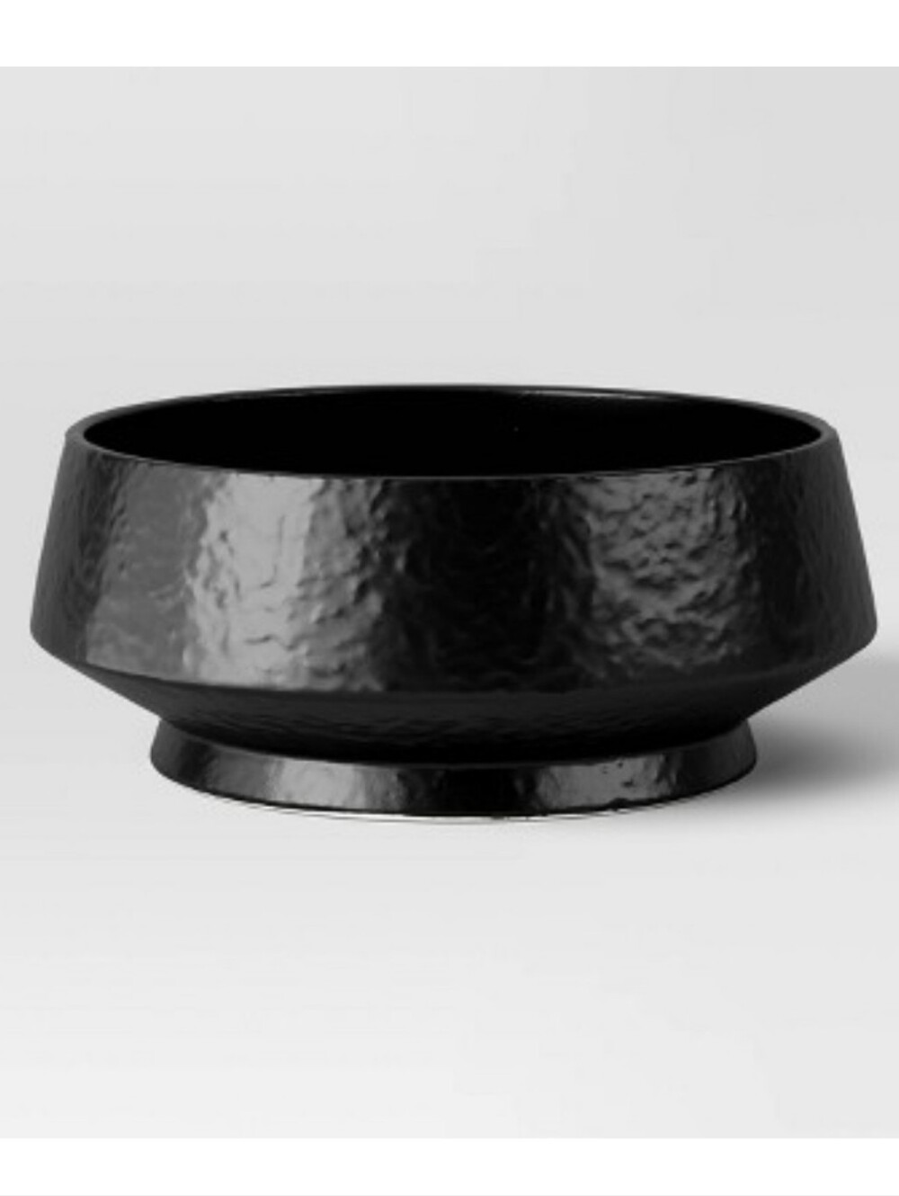 Threshold Large Decorative Black Ceramic Bowl
